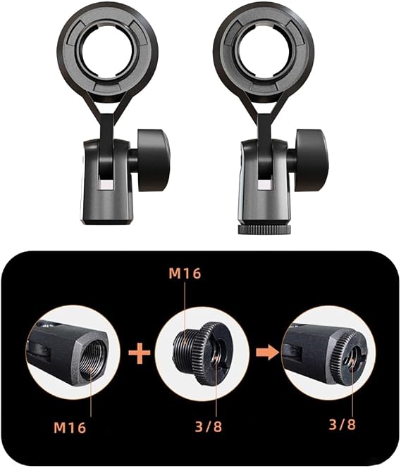 Portable Microphone Shock Mount Holder Mount Studio Recording Mic