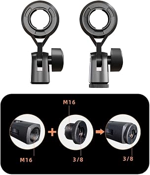 Portable Microphone Shock Mount Holder Mount Studio Recording Mic