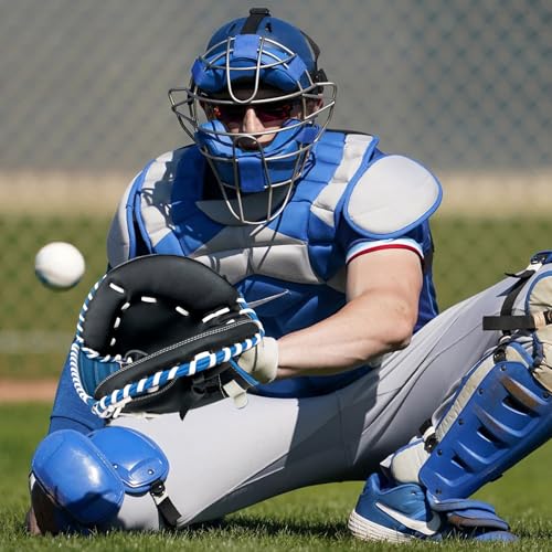 Gracfulcub Baseball Catcher Glove,Right Hand Throw, Baseball and Softball Catcher's Mitt for Kid Youth Aldult (Cobalt Force, 33 Inch) by Gracfulcub - Image 5