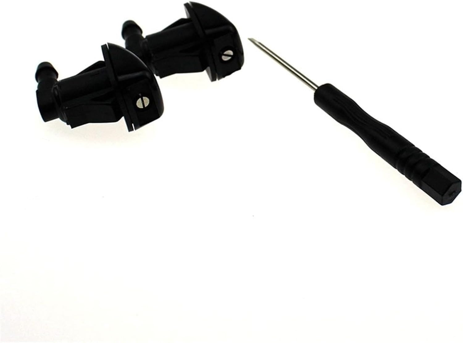 Windshield Wiper Nozzles Compatible with Jeep for Commander 2006-2010 for Liberty 2008-2012 Car Front Windscreen Washer Pump Wiper Sprayer Nozzle Jets Replacement