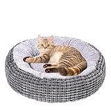 vivicreate Cat Bed 15.7 Inch Pet Sofa with Bolstered Rails, Non-Skid Bottom, Cozy Cat Beds for Indoor Cats and Small Dog Bed for Window Sill, Desk, Sofa, Home Use (Gray)