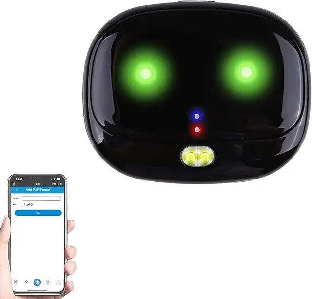 Collier Anti-Fugue Sans Fil Rechargeable - Suivi GPS Temps Réel pour Animaux