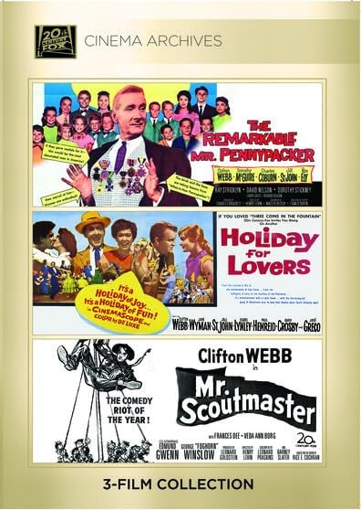 Remarkable Mr. Pennypacker 1959; Holiday For Lovers 1959; Mr. Scoutmaster 1953