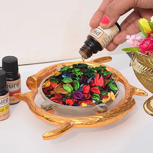Image of Pure Source india Unscented Dried Flowers Leaves Potpourri Gift Bag for Home Decoration Room Office Bathroom Vase Fillers (50 GM Potpourri Bag Multicolor)