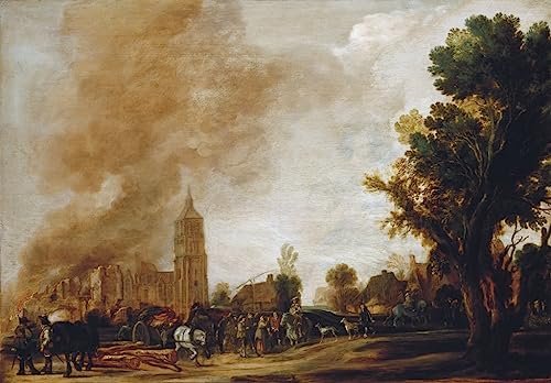 Affiches et gravures Aert Van Der Neer grand format impression sur toile