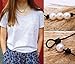CENAPOG Pearls Shell Choker Necklace for Women Seashell Necklace Puka Shell Necklace Handmade Fashion Hawaiian Jewelry for Girls