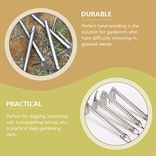 Ferramenta de Jardinagem de Enxada de Aço Inoxidável: Handheld Escavação Enxada a Agricultura Resist