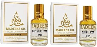 MADEENA CO. SRK MIX DIPTYQUE TAM DAO & DONHILL ICON GREY Real & Natural Attar; Best Fragrance For Men and Women; Long Last... Price In India