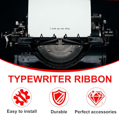 2 Farbband Schreibmaschine Kompatibel mit Olivetti Lettera, Schreibmaschinenband 8m Lang 52mm Durchmesser Schwarz, Klare und Präzise Druckergebnisse, Schreibmaschinen Zubehör Für Gr4 24 32 22 82 34 35