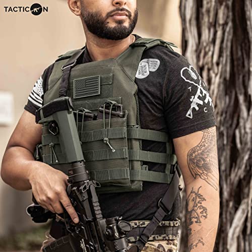 Tacticon Battle Vest V2 | Breathable & Adjustable Tactical Military Training Molle Vests | Combat Veteran Owned Company | #TOP4