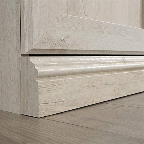 Sauder Miscellaneous Bookcase With Doors, L: 35.28" X W: 13.23" X H: 69.76", Chalked Chestnut Finish #TOP2