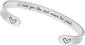 Btysun Bracelets for Women Mothers Day Bracelet Gifts from Daughter Inspirational Gifts for Women Graduation Gifts for Her Motivational Birthday Cuff Bangle Friendship Personalized Mantra Jewelry…