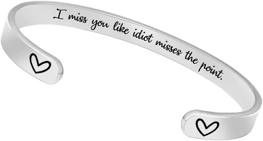Btysun Bracelets for Women Mothers Day Bracelet Gifts from Daughter Inspirational Gifts for Women Graduation Gifts for Her Motivational Birthday Cuff Bangle Friendship Personalized Mantra Jewelry…