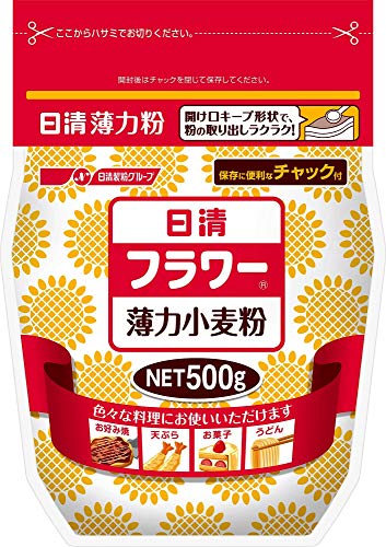 日清 フラワー チャック付 500g ×8個