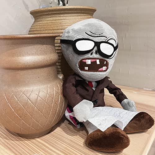 Dyharnsty Plants Vs Zombies Plush Toys Newspaper Zombie Soft Figure Doll, Plants Vs Zombies Toys Pvz Plush Zombie 1 2 Set(Newspaper Zombie) #TOP6