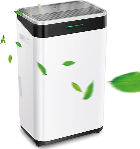 Deshumidificador para el hogar, 45 pintasdía, deshumidificador de sótano, deshumidificador de garaje con bajo ruido, deshumidificador de sótano con