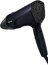 Tescom TEC-HD2400-K Hair Dryer, Protected Ion, Quick Drying, Lightweight, Cold, Foldable, Large Airflow, Large Air Pressure, Easy Plug, Black
