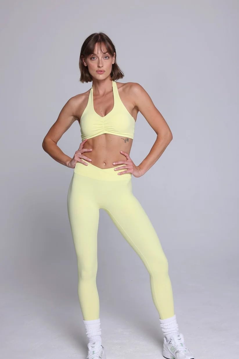 Women’s V-Fit Leggings – High Waist V-Cut Yoga Pants, Tummy Control Workout Leggings - Image 2