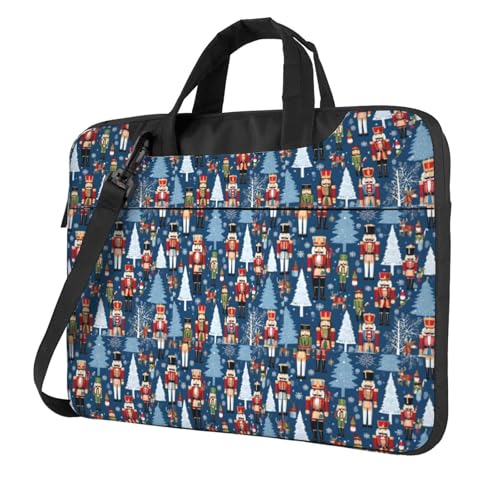 Sac à bandoulière pour ordinateur 13 pouces Casse-noisette noir antichoc