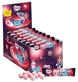 Frisia Rocket Balls Strawberry I Hard Strawberry flavored Candy with Sour Powder Filling I 50 Packs of 33g 1.16 ounce