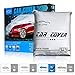 ELUTO Car Cover Outdoor Sedan Cover Waterproof Windproof All Weather Scratch Resistant Outdoor UV Protection with Adjustable Buckle Straps for Sedan Fits up to 199’’(199’’L x 75’’W x 59’’H)