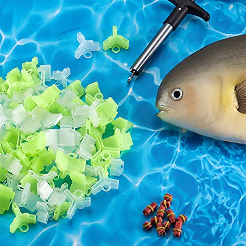 240 Pieces Fishing Hook Bonnets Fishing Treble Hook Cover Hook Safety Cap Protector, 4 Sizes #TOP2