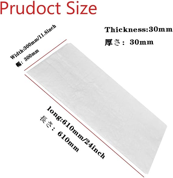 Ceramic Fiber Insulation, 1Pcs -for Stoves, Furnace, Kilns, Fire Bricks, Boilers(300mmx610mmx30mm)