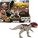 Mattel Jurassic World Camp Cretaceous Roar Attack Ceratosaurus Dinosaur Action Figure Toy with Strike Feature and Sounds