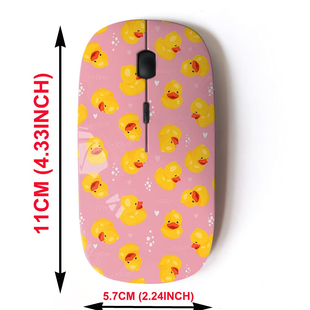 Graphic4You Checkered Pattern Wireless Mouse - Ergonomic Design With Nano Receiver In Tan Color