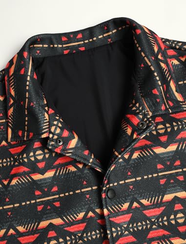 Image of ZAFUL Unisex Plaid Flannel Shirt Jacket Button Down Long Sleeve Pocket Coat Outwear | Mens Fall Clothes Lightweight Long Sleeve Button Down Flap Pocket Jacket Tops for Fall&Winter 2026