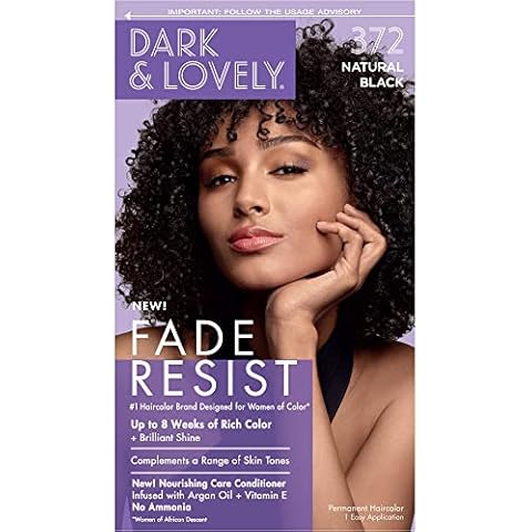 Dark & Lovely Natural Black Hair Dye Cover
