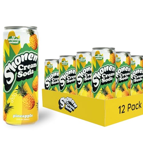 Shonen Soda - Pineapple Cream | 12 Fl Oz Can | 12-Pack