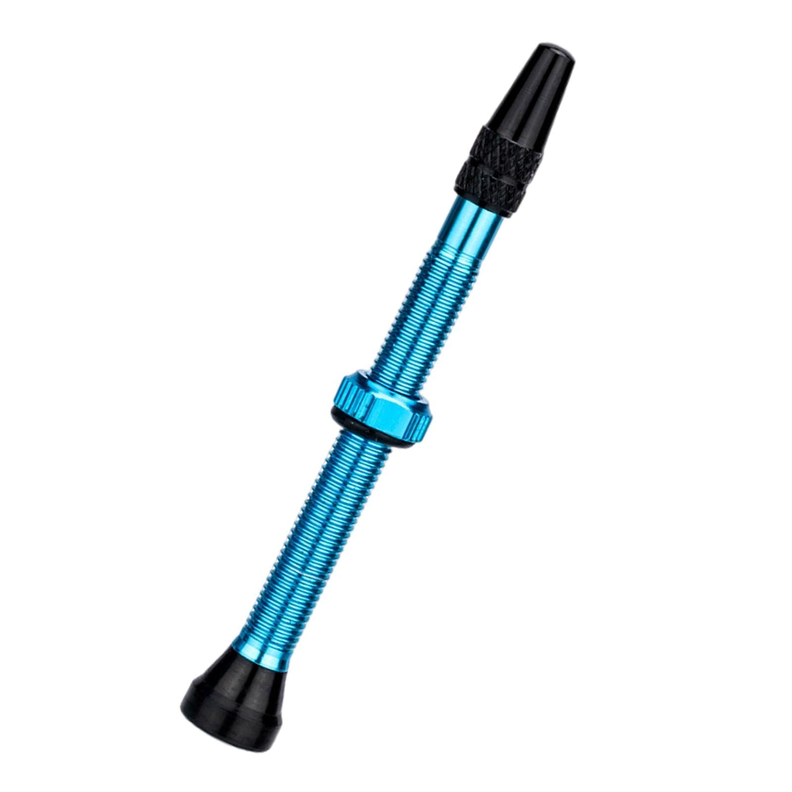 ATORSE Tubeless Presta Valve Stem Rim Extension Valve Core Aluminum Alloy Durable Blue 60mm-image-28