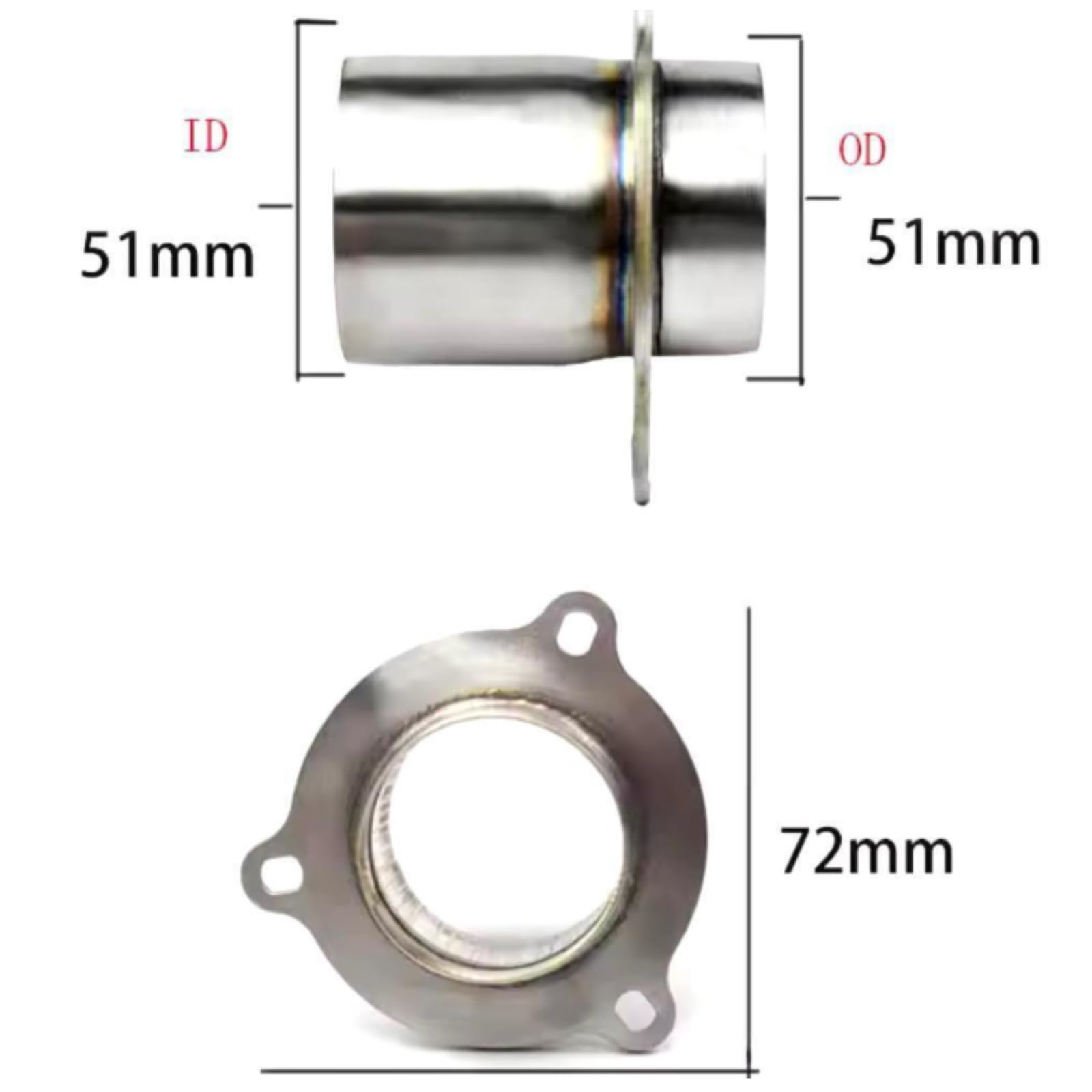 Amazon | 【Deepa Ribusu】マフラー変換アダプター 50.8mm CB400SF
