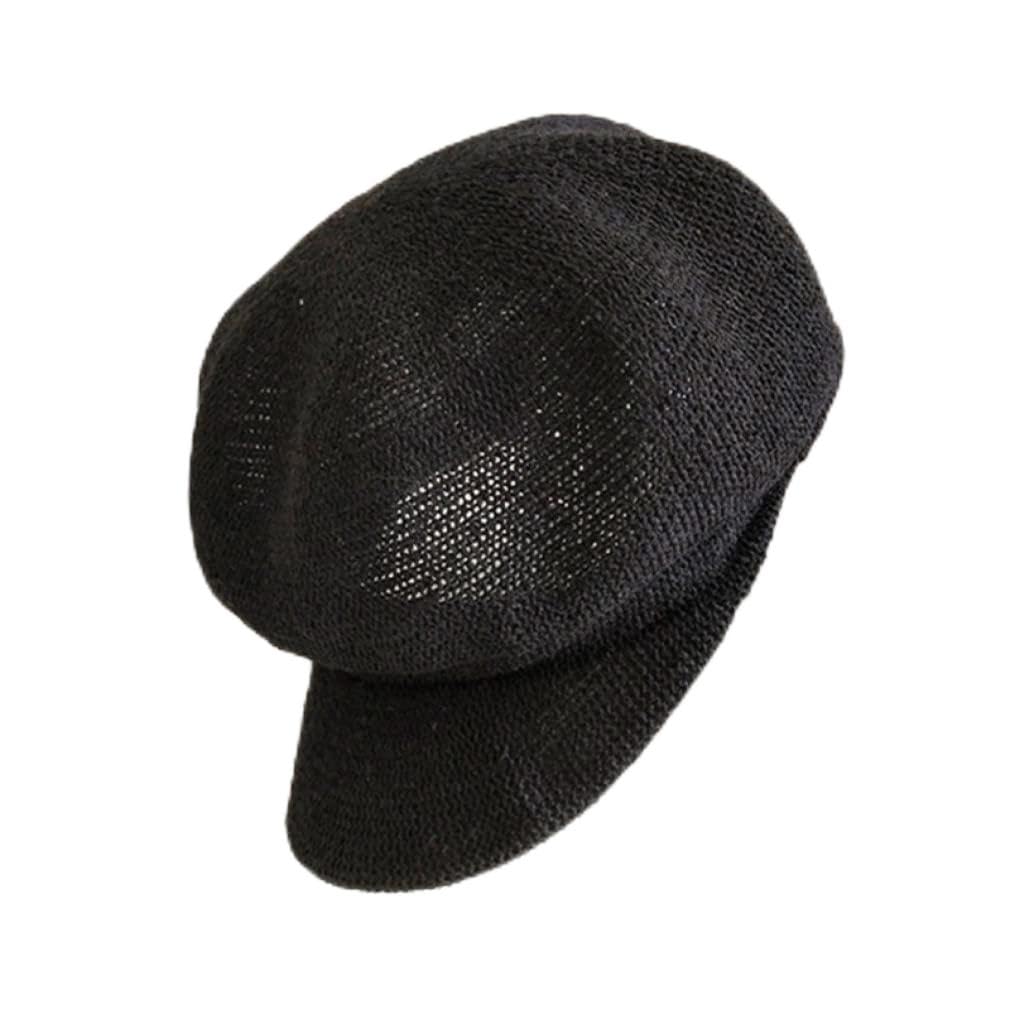 Cappello Estivo in Carta di Paglia per Donna Cappello da Sole Visiera Berretto Traspirante Cappello Casual all'aperto