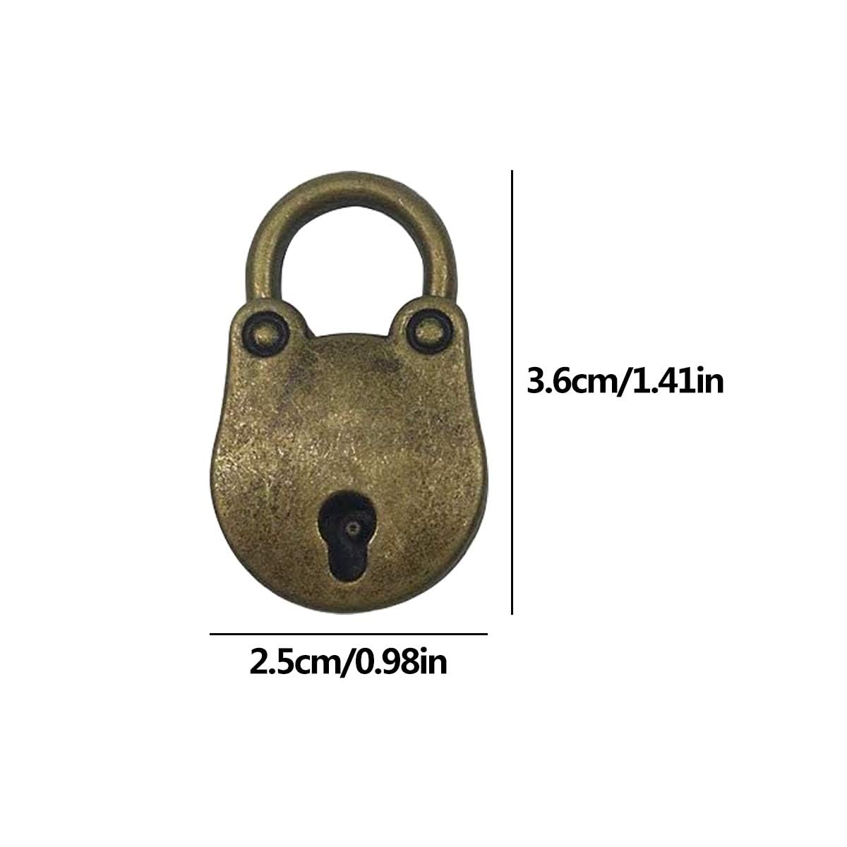 10 sztuk kłódki Archaize mini zamek na klucze antyczny niedźwiedź głowa klucz zamek z kluczem kłódki ze stopu cynku do pamiętnika pudełko na biżuterię walizka