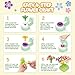 Art Flower Bouquet Craft Kit, DIY Arts & Crafts Flower Toy for Kids, Build Your Own Bouquet, Creative Educational Gift for Toddlers Kids, Christmas Birthday Gift for 4 5 6 7 8+ Year Old Girls and Boys