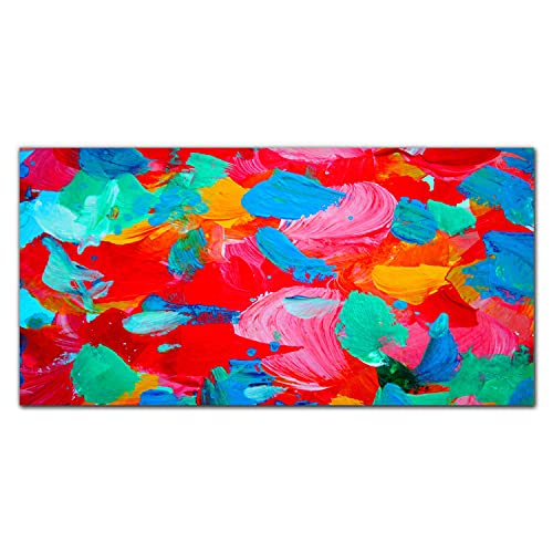 Tableau en verre 100x50cm Coloray Brosser décoration d'intérieur en acrylique