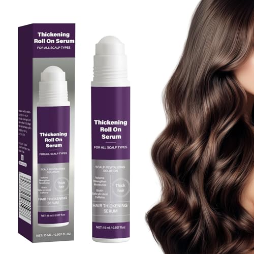 Sérum à Bille pour Croissance des Cheveux et Épaississement, Nourritive pour le Cuir Chevelu, Soigne les Racines et Raffermit les Cheveux, Donne une Texture Volumineuse, pour Soin du Cuir Chevelu