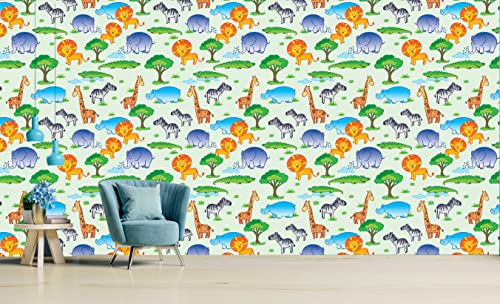 Image of CABANA HOMES (45cm x 125cm, 20 Rolls (120 sq. ft) Wallpaper for Kids Room Self Adhesive,Wall Stickers,Baby Room,Wardrobe,Furniture