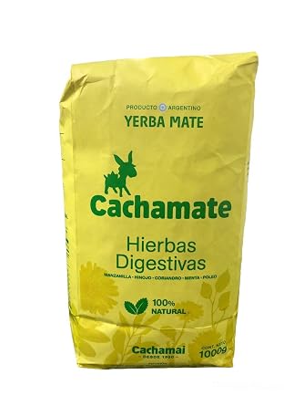 Cachamate Digestive Herbs Yerba Mate 2.2 lb/Yerba Mate Cachamate Hierbas Digestivas 1 Kilo