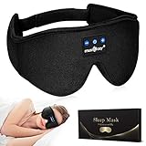 MUSICOZY Sleep Headphones Bluetooth Headband Sleeping Headphones Sleep Mask, Wireless Sleep Mask Earbuds for Side Sleepers Men Women Office Nap Air Travel Cool Tech Gadgets Unique Gifts Boys Girls