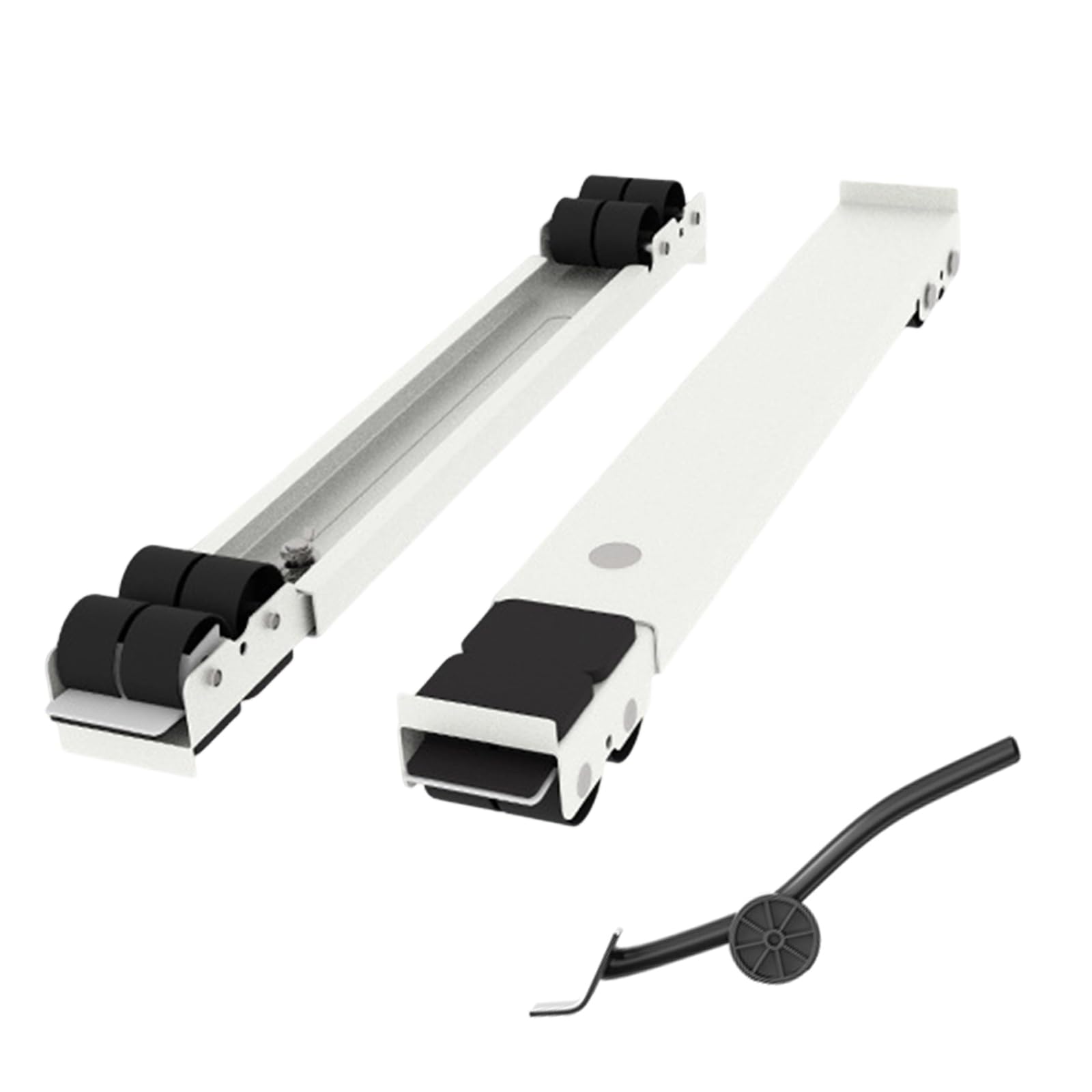2Pcs Heavy Duty Appliance Rollers Mobile Washing Machine Base Extendable Washer Dryer Stand Furniture Accessories Adjustable Extendable Washing Machine Roller