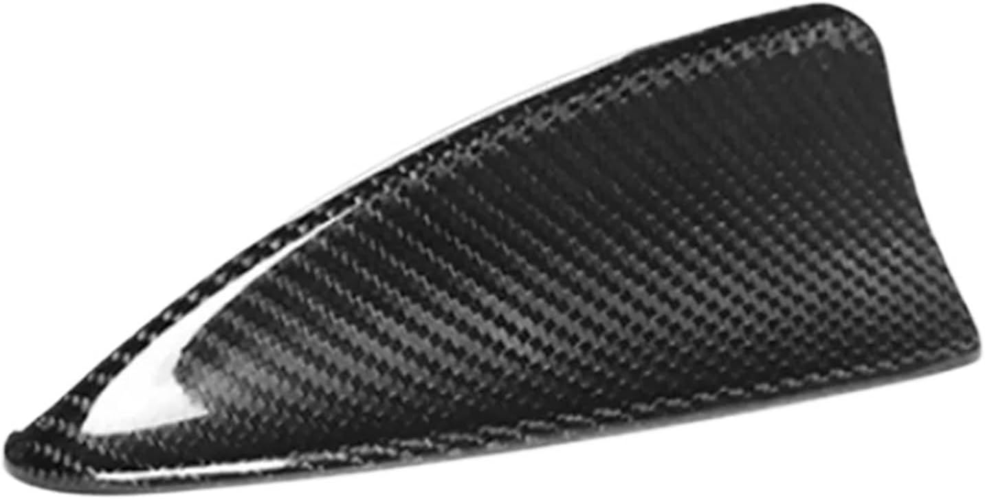 Car Roof Shark Fin Antenna Cover Carbon Fiber Antenna Trim Cover Compatible for BMW 5 6 Series E60 E61