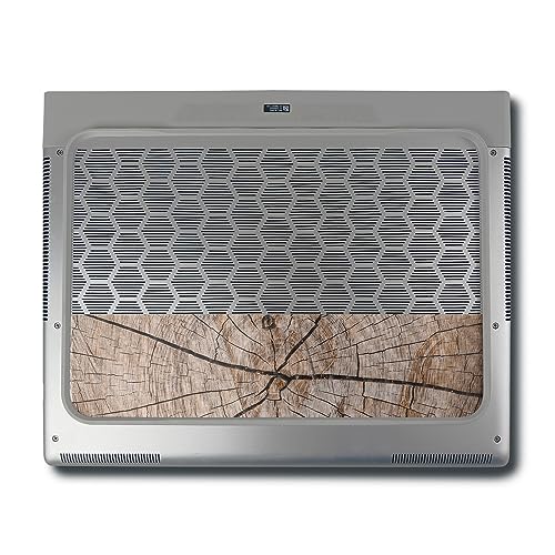Image of MightySkins Carbon Fiber Skin Compatible with Alienware X16 R1 (2023) Full Wrap Kit - Tree Rings | Protective, Durable Textured Carbon Fiber Finish | Easy to Apply & Change Styles | Made in The USA
