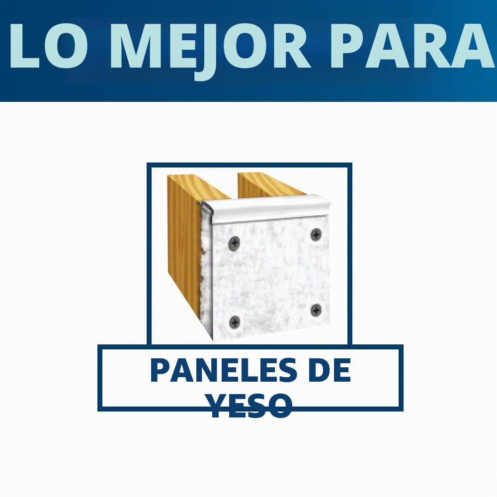 BOSCH D60498 - Juego de tornillos para pared de yeso, número 2, Phillips, color gris