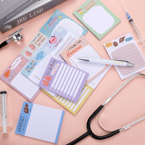 Bloc-notes autocollants infirmière Jetec de 24 pièces pour le bureau