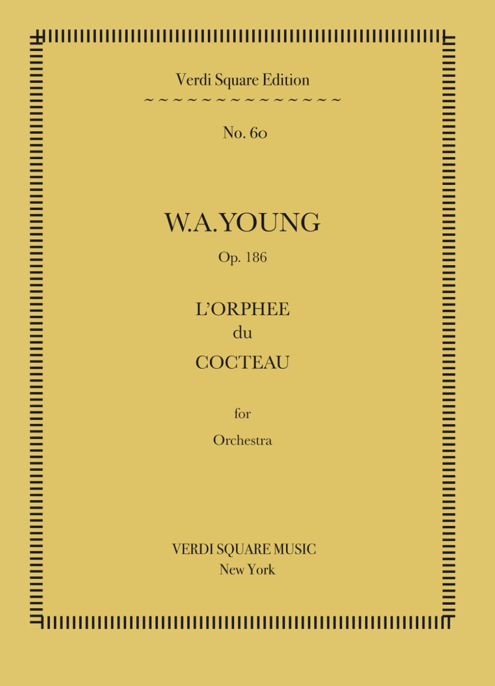 L'Orphee du Cocteau (Classical Music Scores)