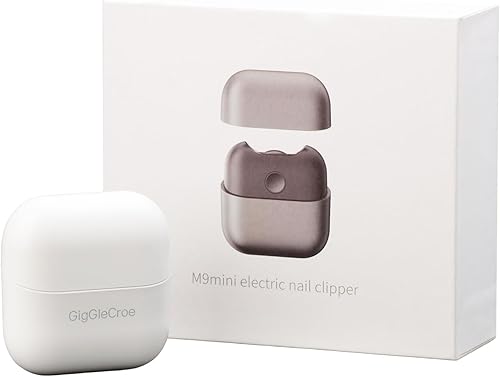 Miniatura 9 de Mini cortaúñas eléctrico para dedos de los pies y los dedos, recortador de uñas automático recargable con cabeza de alta precisión para niños,