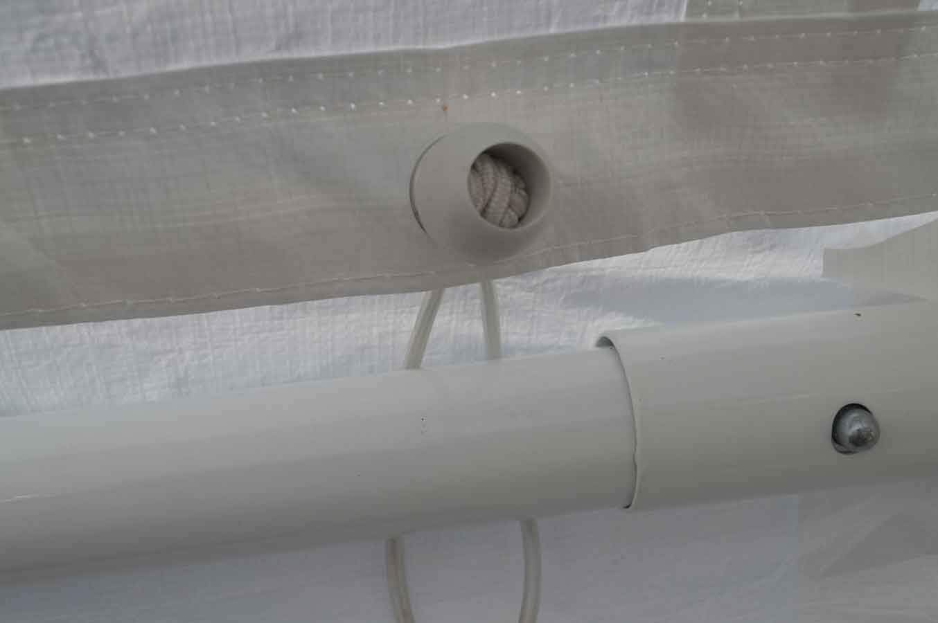 Impact 8" Ball Bungee Cords, 25 Count, White